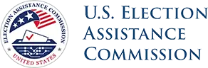 U.S. Election Assistance Commission logo which indicates a partnership with Vote.gov